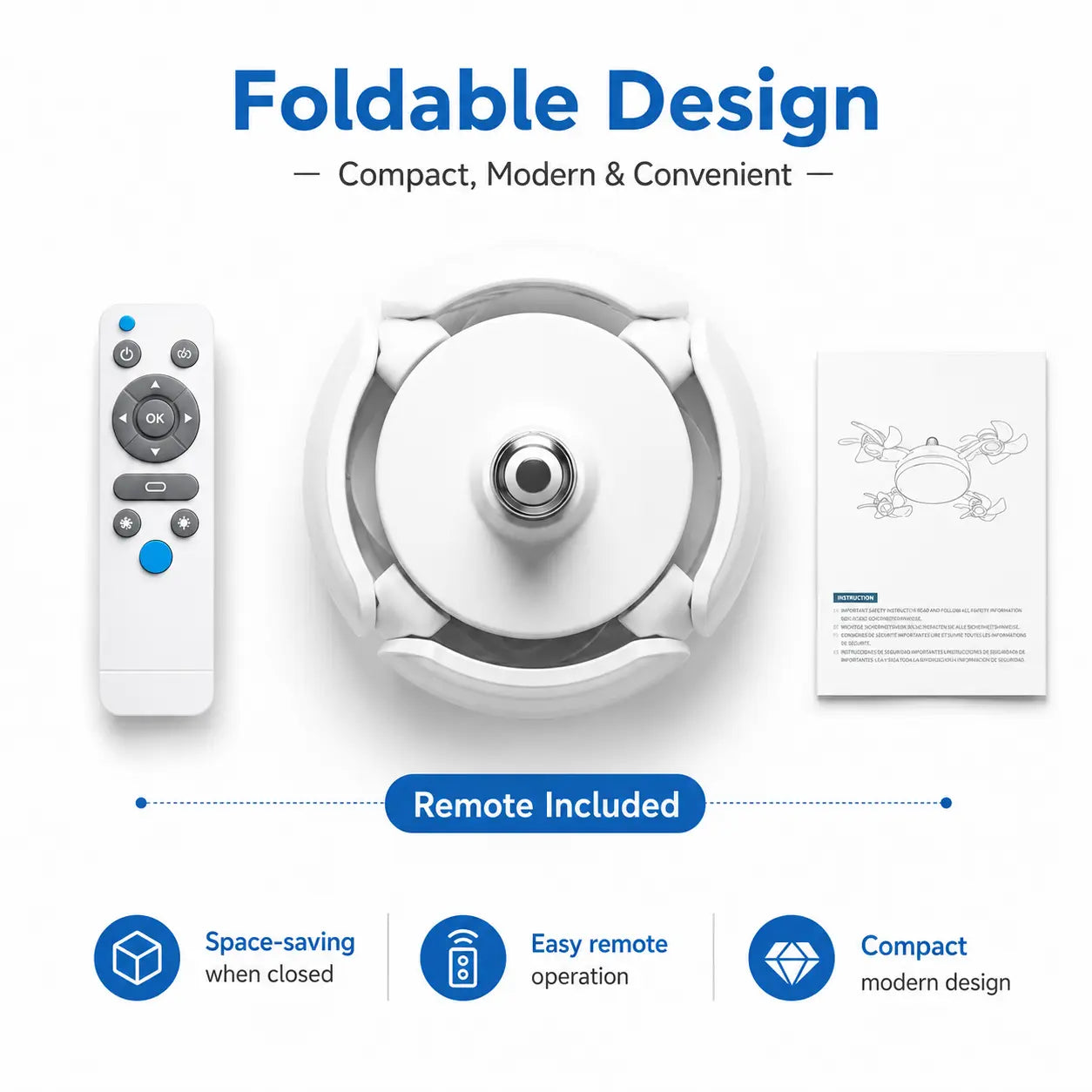Smart Screw-In Ceiling Fan & Light