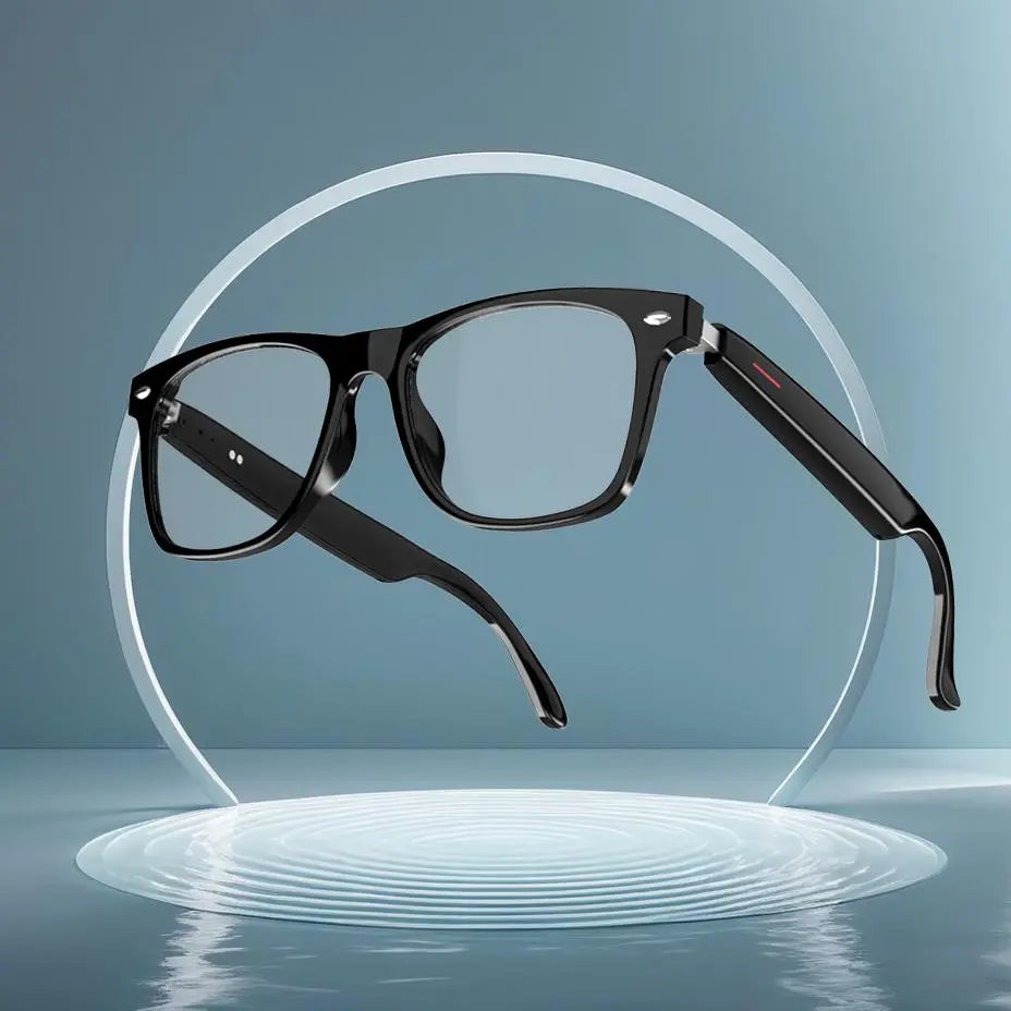 Senbono Smart Audio Glasses: Bluetooth Eyewear with Mic & Clear Lens
